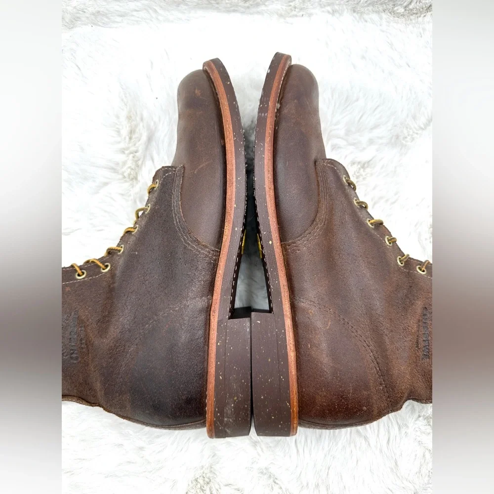 Original Chippewa Men's Service Utility Boot‎ Brown Bomber Distressed size 13 D